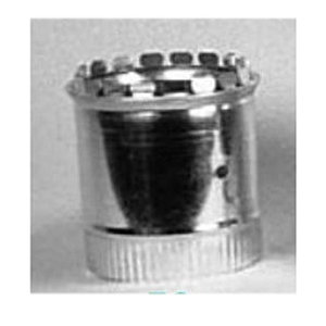 ZM Sheet Metal No 50 Series 050-000930 Tap Collar, Round Duct 1, 9 in, 30 ga Gauge, 6 in L