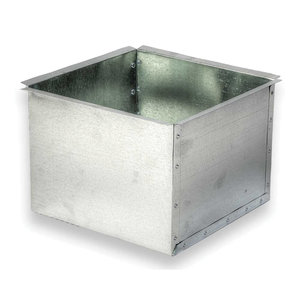 ZM Sheet Metal No 69 Series 069-101012 Blank Box, For Duct Size: 12 in, 10 x 10 in Register Opening