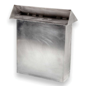 ZM Sheet Metal No 93 Series 093-000480 Upward and Downward Wall Vent Box, Vent Box, 2 x 6 in, Aluminum