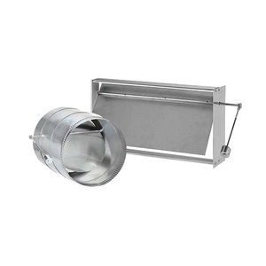 Zonefirst® SPRD Series SPRD12 Static Pressure Regulating Damper, Round Duct, 12 in Dia, 0.5 in-WC Maximum Static