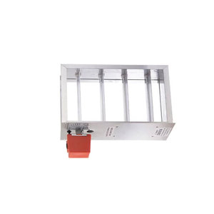 Zonefirst® ZDB Series ZDB1024 Bottom-Mount Zone Damper, Rectangular Duct, 24 V, Spring Return, Motorized: Yes, 24 in L