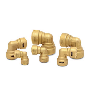 ZoomLock® 777110 90 deg Elbow, 1/4 in x 1/4 in, Push-to-Connect x Push-to-Connect, 870 psig Max Working Pressure