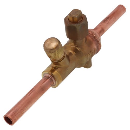 RLS® 3791060600111 Press Ball Valve with Service Port, 3/8 in, 40 per Box