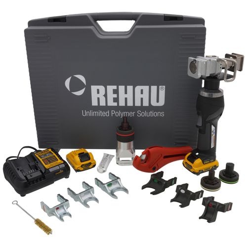 Rehau® 105107-002 EVERLOC+ Power Tool Standard Kit, Includes 1/2 in, 3/4 in and 1 in Jaws