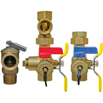 Webstone H-45443WPR-LH Domestic Hot Water Valve Kit, IPS Connection, Left-Hand, For Use With: Noble 110/150/199 Boilers