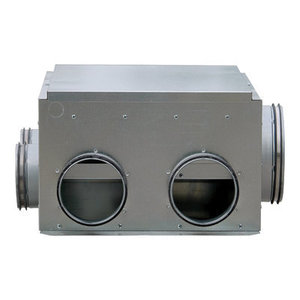 fantech® CVS Series 40119 In-Line Duct Fan, 370 cfm, For Duct Size: 4 in, Circular Duct, 1.47 in-WG Static Pressure