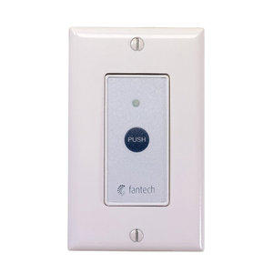 fantech® 40164 20 min Pushbutton Timer, 12 V, Screw Terminal, 4-1/8 in H, 1-5/16 in W, 5/8 in D