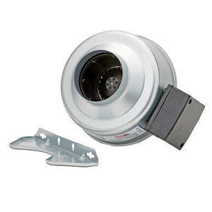 fantech® FG Series 40402 In-Line Duct Fan, 100 cfm, For Duct Size: 4 in, Circular Duct, 0.2 in-WG Static Pressure