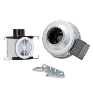 fantech® PB Series 40568 Bathroom Fan With Grille, 123 cfm, 120 V, 0.18 A, For Duct Size: 4 in, 25 W Fan, 8-1/2 in W