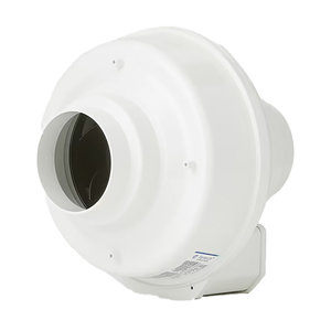 fantech® FR Series 411330 In-Line Duct Fan, 120 cfm, For Duct Size: 4 in, Circular Duct, 0.2 in-WG Static Pressure
