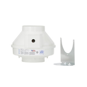 fantech® FR Series 411335 In-Line Duct Fan, 290 cfm, For Duct Size: 6 in, Circular Duct, 0.2 in-WG Static Pressure