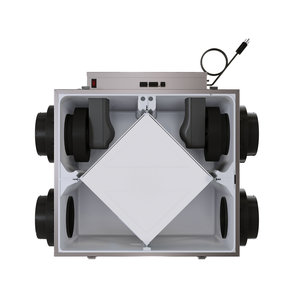 fantech® ATMO Series 463889 Heat Recovery Ventilator, HRV Ventilator, 60 to 200 cfm, 120 V, 29.56 in L, 21-1/2 in W