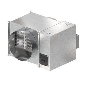 fantech® MUAH Series K46015 Electric Duct Heater, 240 V, 25 A, 6 kW, 14 in L, 8 in W, Metal
