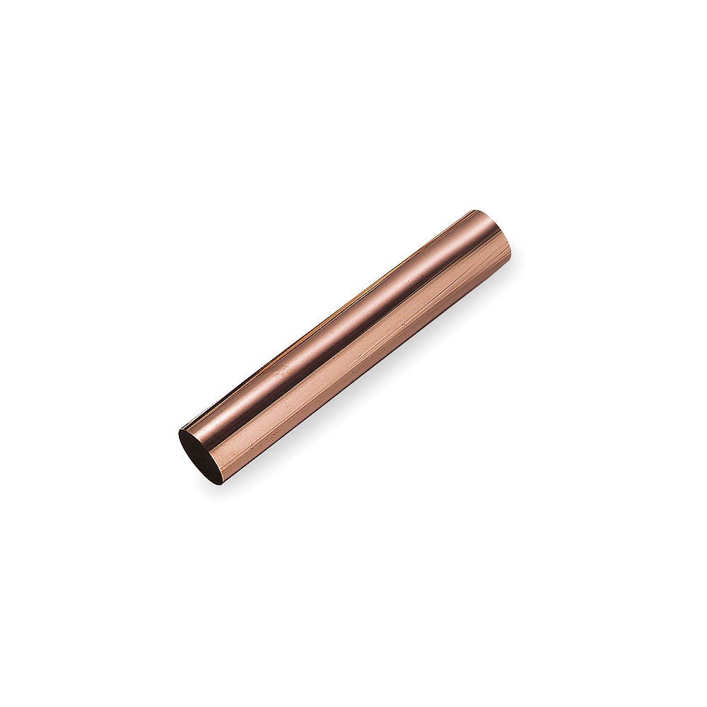 United Pipe & Steel 101124 Tubing, 5/8 in OD, 10 ft L, Type M Copper Tubing, 1/2 in ID, Red
