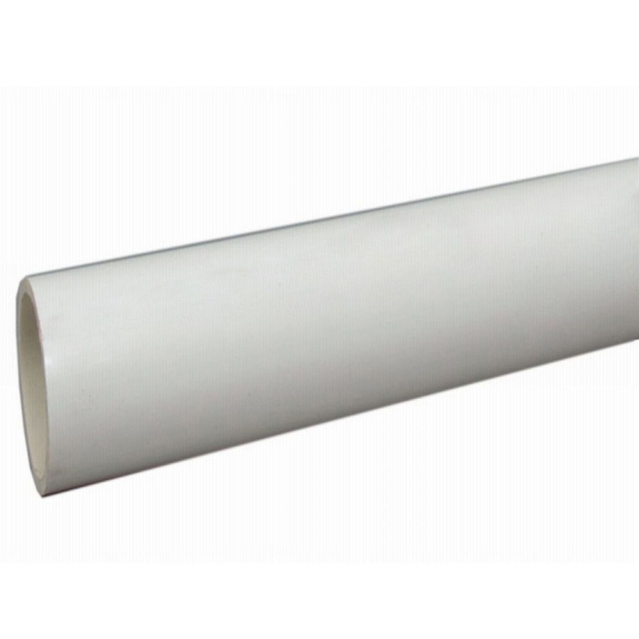MERFISH UNITED 66883 Pipe, 2 in Nominal Pipe, Schedule/Class: SCH 40, 20 ft L, White, PVC