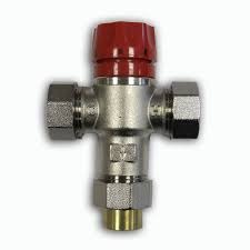 VIESSMANN® 7134738 4-Way Mixing Valve, 1-1/4 in x NPT, 248 deg F Max Temperature, For Use With: Boilers