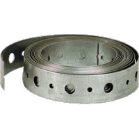 BRAMEC® 6507 Perforated Hanger Strap, 3/4 in x 100 ft, 28 ga Galvanized Steel