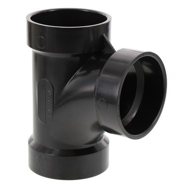 IPEX® 397082 Tee Wye, 2 x 2 x 2 in, Hub x Hub x Hub, PVC, For Use With: System 1738 Flue Gas Venting Systems