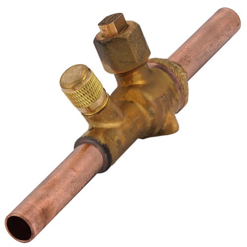 RLS® 3791080800111 Press Ball Valve with Service Port, 1/2 in