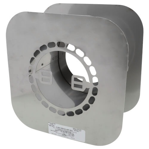 Z-Flex® 2SVWT04 Wall Thimble, 4 in, Stainless Steel, For Use With: Z-Vent® Single Wall AL 29-4C® Special Gas Vents