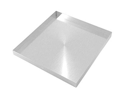ZM Sheet Metal 305-3465OF Galvanized Metal Drain Pan, 34 in x 65 in x 3 in H, No Hole, With Fitting