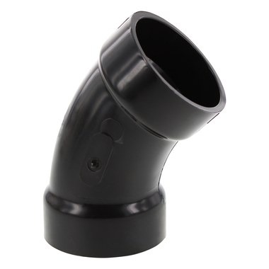 IPEX® 397010 45 deg Long Elbow, 2 in, Hub, PVC, For Use With: System 1738 Flue Gas Venting Systems