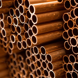 United Pipe & Steel 100063 Tubing, 5/8 in OD, 10 ft L, Type L Copper Tubing, 1/2 in ID, Blue