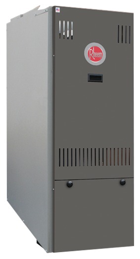 ROCB-118P05BM Oil-Fired Multi-Positional Highboy Furnace, 118,000 BTU/hr, PSC Motor, Horizontal Left/Right Capable