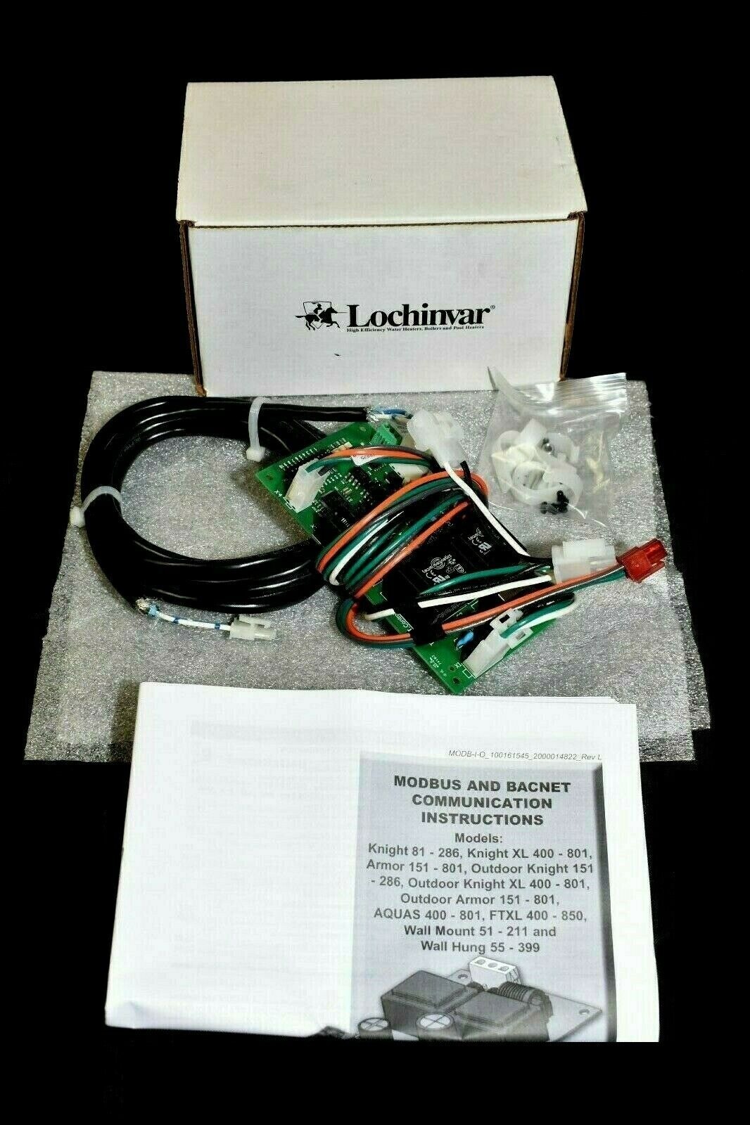 Lochinvar® 100071757 Modbus Field Kit, For Use With: Aquas™ AP 400- 850 Commercial Pool Package