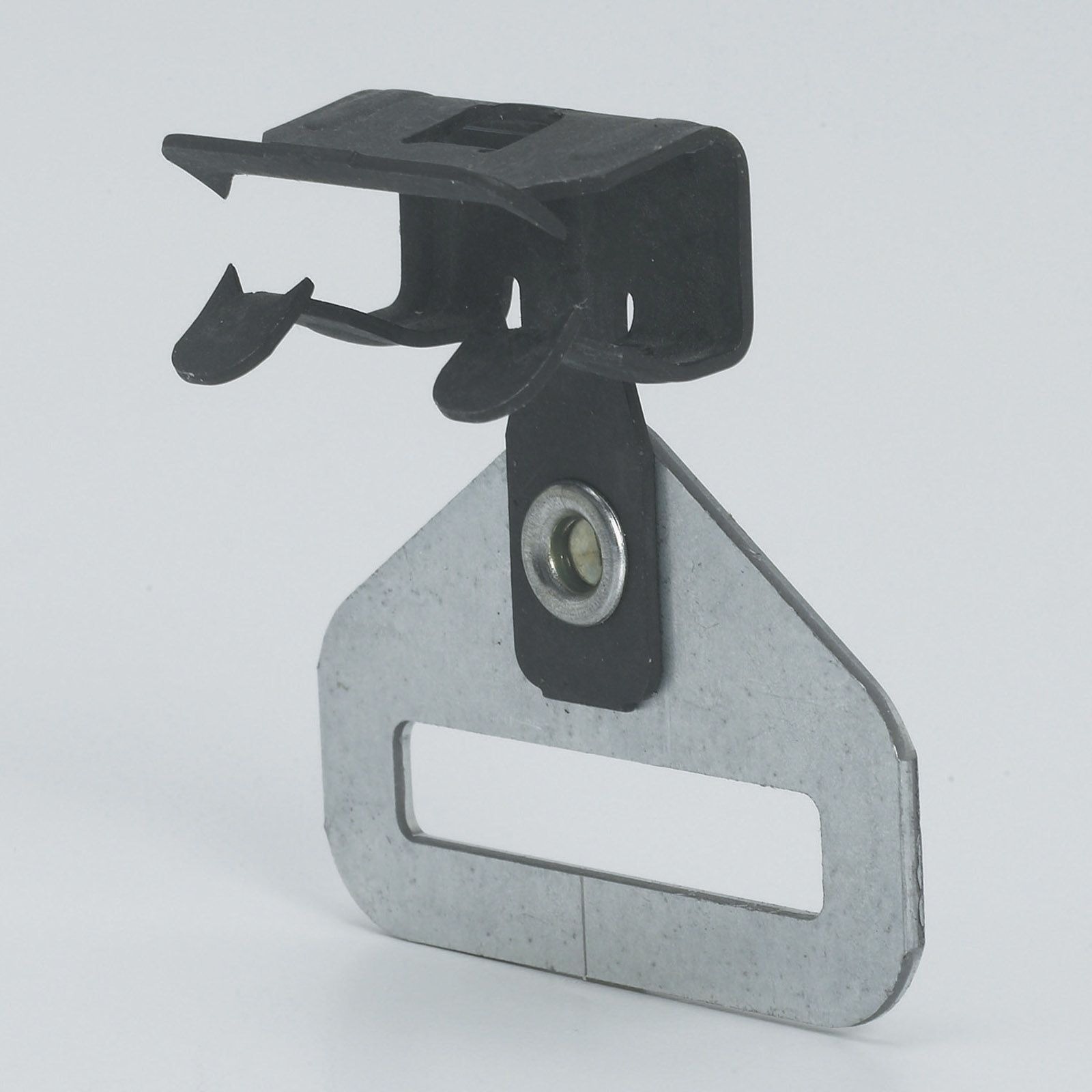 Wesanco-ZSI FHS24SHP Flange Clip Side-Mount Structural Attachment With Parallel Strap Hanger, 200 lb Load, Spring Steel