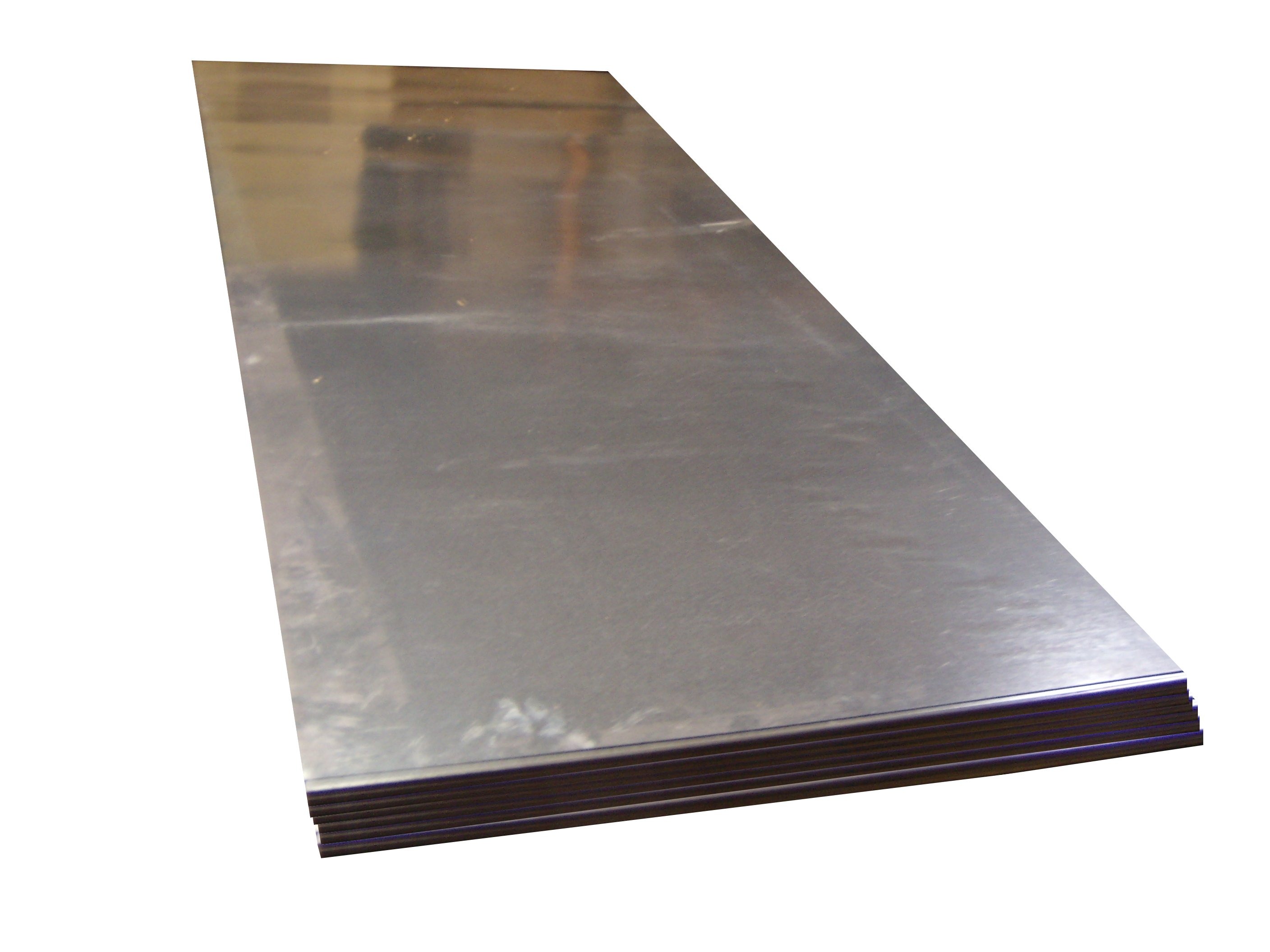Flat Sheet, 5 ft x 10 ft, 24 ga, Galvanized Steel