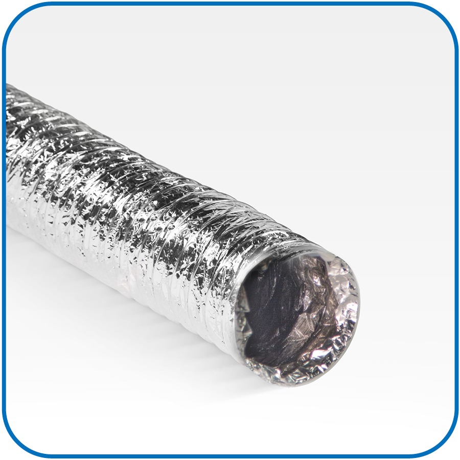 Quietflex® 1006 Uninsulated Foil Flex Duct Connector, 10 in, 06 Series
