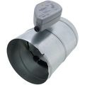 Aprilaire® 6108 Barometric Bypass Damper, Round Duct, For Duct Size: 8 in, 24 V, Galvanized Steel