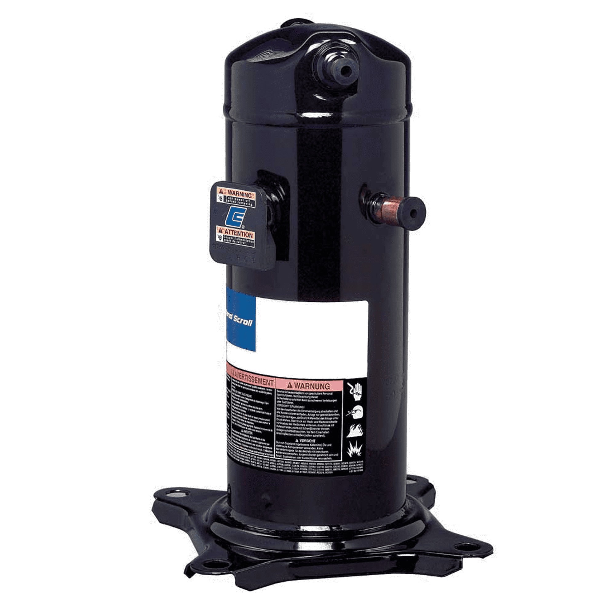 Copeland™ ZR42K5E-PFV-800 Scroll Compressor, R-22, R-407C Refrigerant, 208/230 V, 1 ph, 42200 Btu/hr Cooling BTU