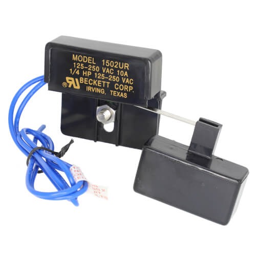 Beckett® 1502-UR Safety Switch With Drill Clamp, 125-250 V Control, SPDT Switch Contact, NC, 10 A, 17 in L Lead