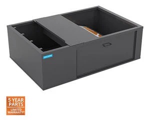 CLEAN COMFORT® AM11-2240-5PP Media Air Cleaner, 22.5 in W x 40 in L x 14.5 in H, 20 in x 10/12 in Return, Takes 20-1/4 in x 25-3/8 in Filter