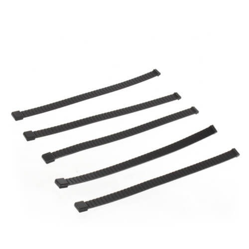 Aprilaire® 4966 Damper Band, 0.15 in H, 3.9 in W, 0.2 in D, Plastic, Black