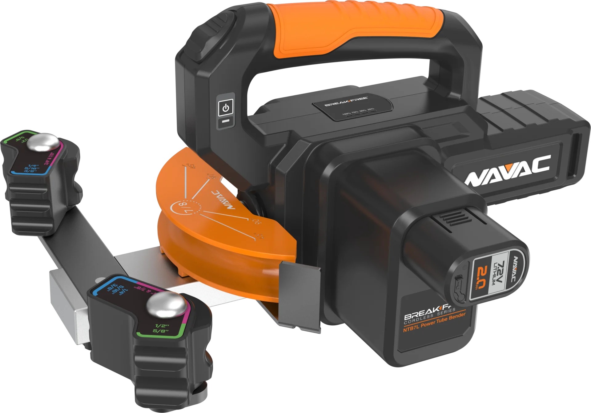 Navac NTB7L2 BreakFree Power Tube Bender Kit, 7/8 in Max OD, Type-C Rechargeable Battery