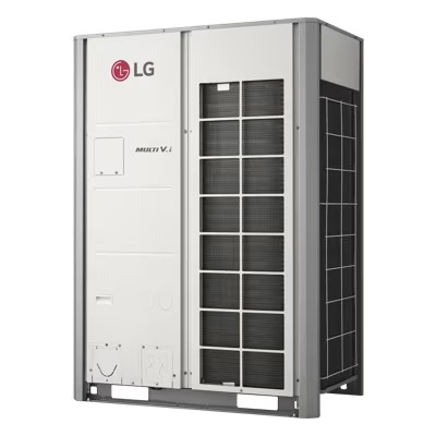 LG HVAC ZRUM121DTE6 Multi Vi Heat Pump and Heat Recovery Outdoor Unit, 121,000 BTU/hr, R-32, Single Frame