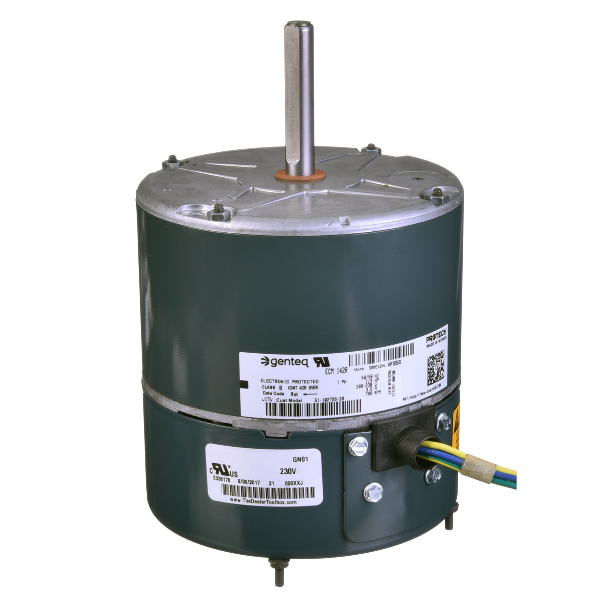 PROTECH™ 51-102728-20 ECM Condenser Fan Motor, For Use With: RA1642 and RA1648 Condensing Units