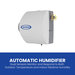 Aprilaire® 400 Water Saver Evaporative Humidifier, 17 gpd, 24 V, 5000 sq-ft Coverage, 15-3/4 in H, 10-1/4 in W