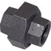 BRAMEC® 17281 Union, 1 in x 1 in, Material Construction: Malleable Iron, Black, Iron