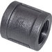 BRAMEC® 17282 Coupling, 1/2 in x 1/2 in, Material Construction: Malleable Iron, Black, Iron
