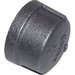 BRAMEC® 17306 Cap, 1/2 in, Material Construction: Malleable Iron, Black, Iron