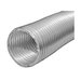 Builders Best® 110404 Plain End Flexible Pipe, 4 in ID, 8 ft L, 6 in-WG Max Working Pressure, Aluminum