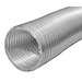 Builders Best® 110383 Pro Plain End Flexible Pipe, 10 in ID, 8 ft L, 6 in-WG Max Working Pressure, Aluminum