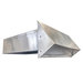 Builders Best® ARR630 Series 111377 Rectangular Hood With Spiral Flapper, 5-1/2 in H, 11-1/2 in W, 13-1/2 in D, Aluminum