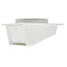 Builders Best® PEV620 Series 111804 Eave Vent, 5-3/4 in H, 5-3/4 in W, 2-1/2 in D, For Duct Size: 4 in, Polypropylene