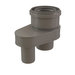 Centrotherm InnoFlue ICTCV030446 Concentric Adapter, 3 x 4 in or 6 in Intake, 4 in Exhaust, Polypropylene, Gray