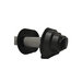 Centrotherm InnoFlue ISLPT0303 Low Profile Wall Termination With Interior Wall Plate and Bird Screen, 3 in, HDPE, Black